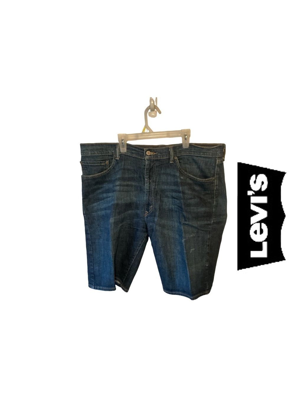 Levi's Mens Two-Tone Blue Denim Jean Shorts
